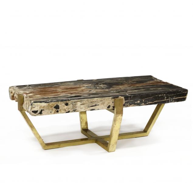 phillips-collection-petrified-wood-slab-coffee-table