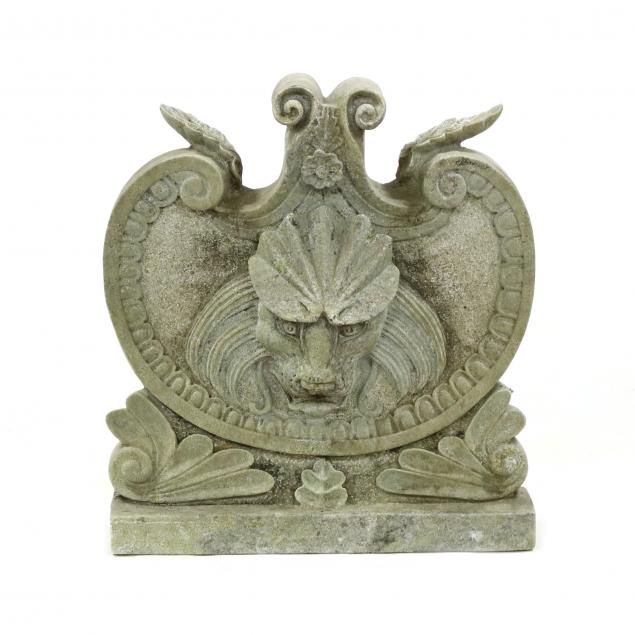 carved-granite-lion-mask-fountainhead