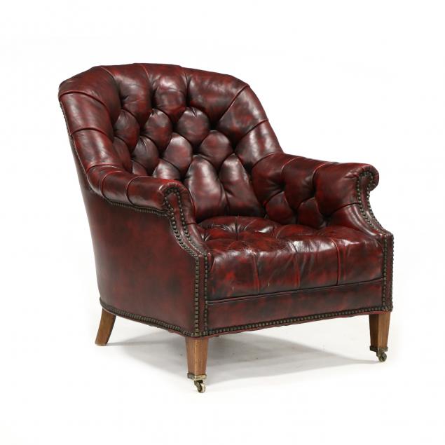vintage-english-style-tufted-leather-club-chair