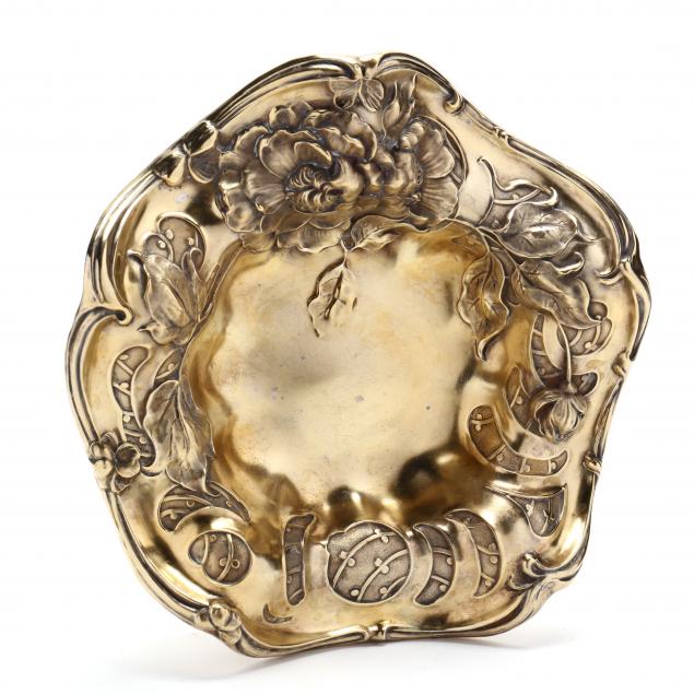 an-art-nouveau-sterling-silver-gilt-bowl-by-international