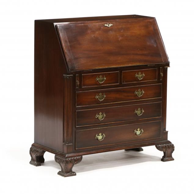 youth-size-chippendale-style-mahogany-slant-front-desk