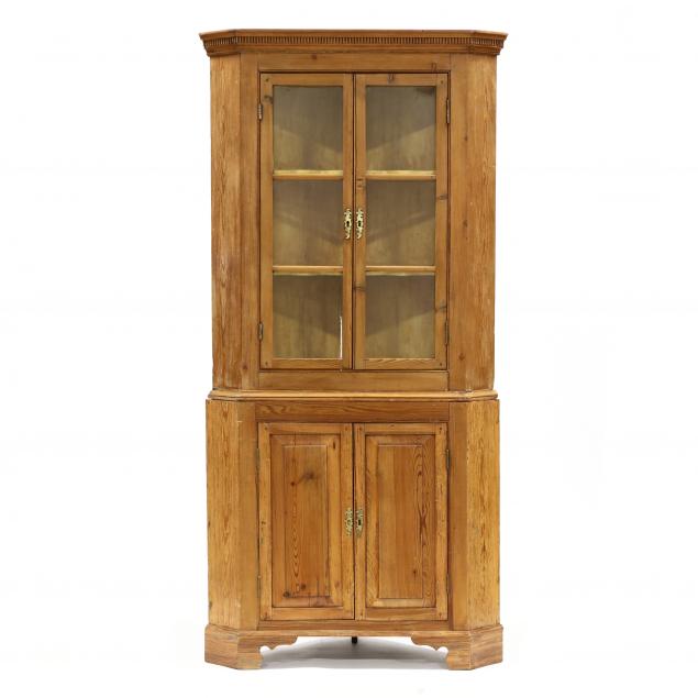 southern-yellow-pine-corner-cupboard