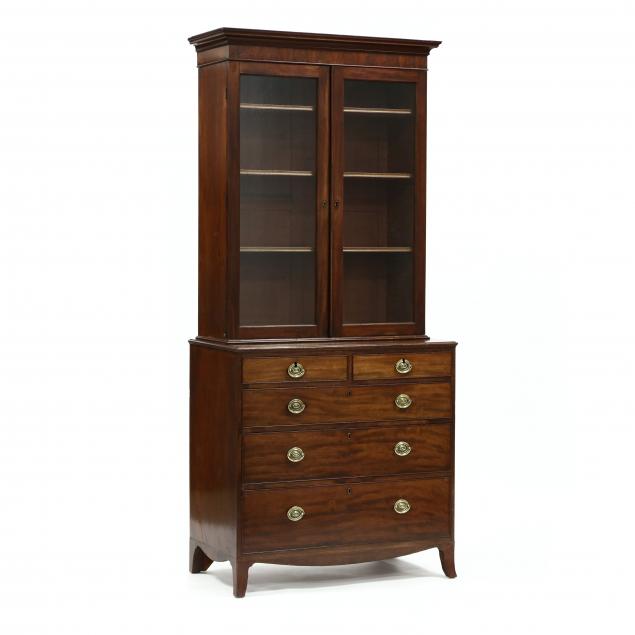 george-iii-mahogany-chest-with-bookcase