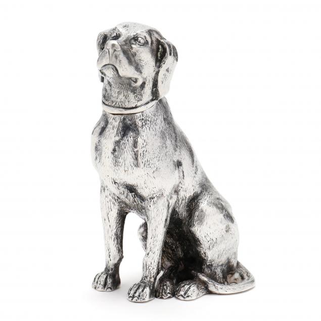 german-800-silver-model-of-a-seated-dog