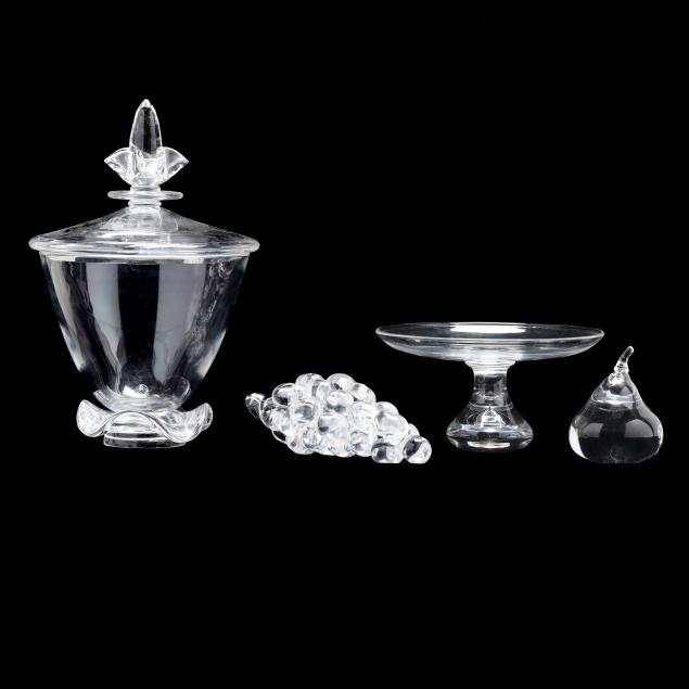 steuben-four-pieces-of-crystal