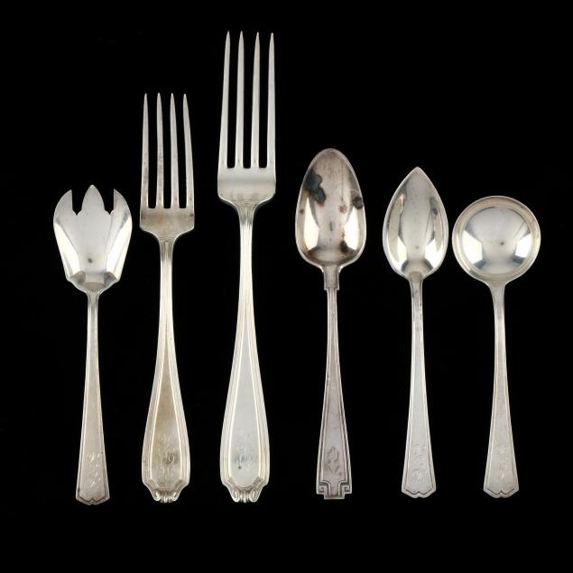 a-collection-of-sterling-silver-flatware