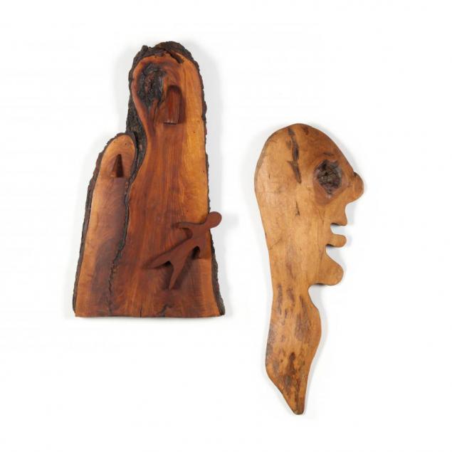 ulrich-frank-american-20th-century-two-abstract-wood-carvings