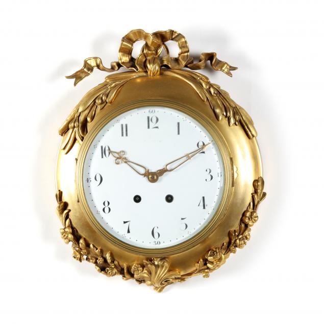 tiffany-co-french-dore-bronze-cartel-clock