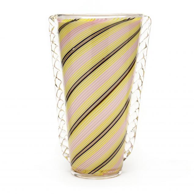 attributed-to-venini-swirled-glass-vase
