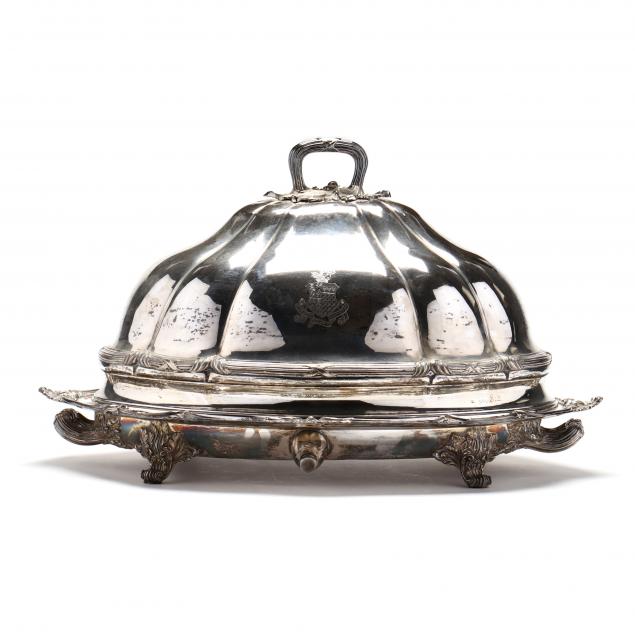 a-large-silverplate-roast-dish-and-dome-cover