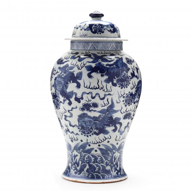 a-chinese-blue-and-white-ming-style-temple-jar-with-cover