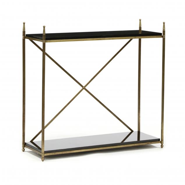 regency-style-bronze-and-granite-bookshelf