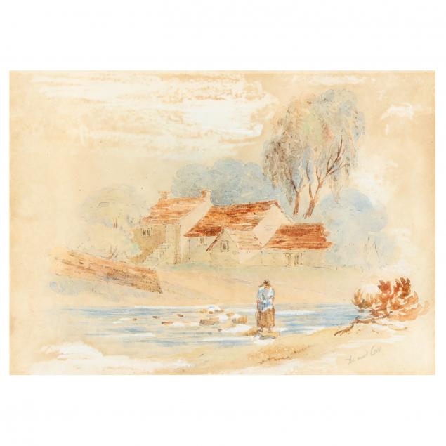 david-cox-english-1783-1859-fording-the-river