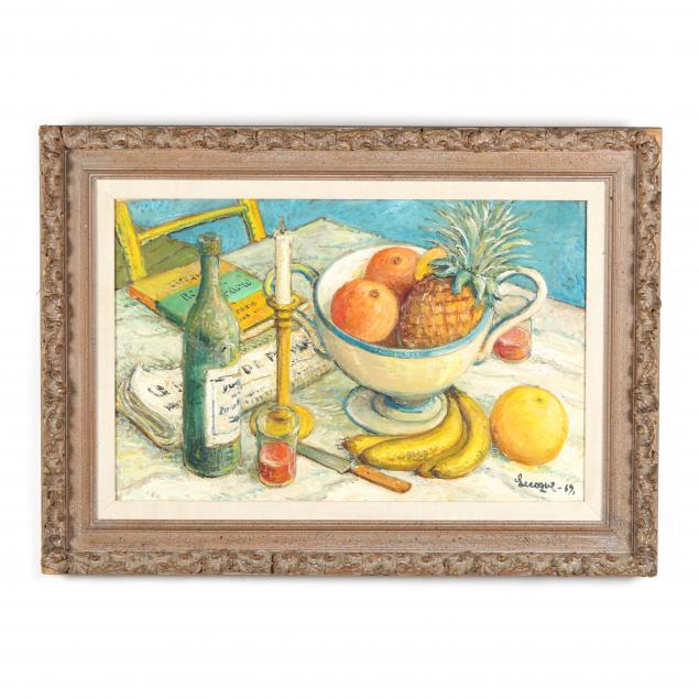 alois-lecoque-czech-american-1891-1981-still-life-with-pineapple