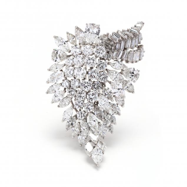 platinum-and-diamond-foliate-en-tremblant-brooch
