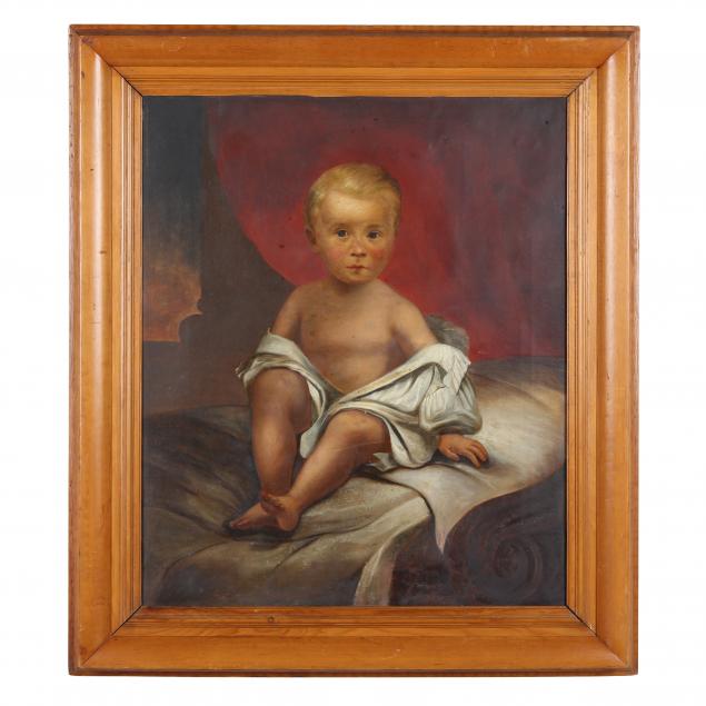 american-school-19th-century-portrait-of-a-young-child