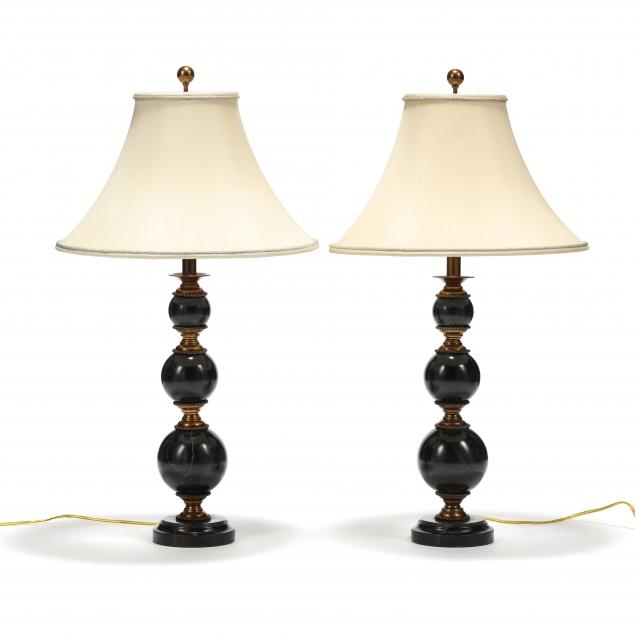 maitland-smith-pair-of-stacked-marble-table-lamps