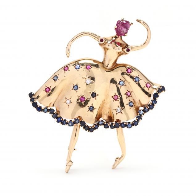 gold-and-gem-set-dancer-motif-brooch