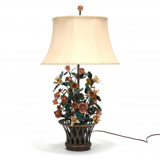 currey-company-tole-flower-basket-table-lamp