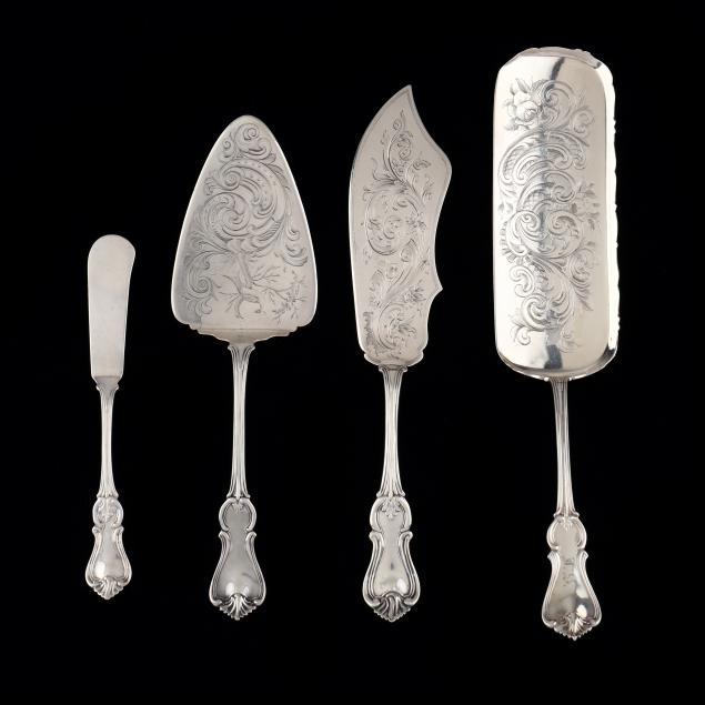 four-american-i-prince-albert-i-coin-silver-servers