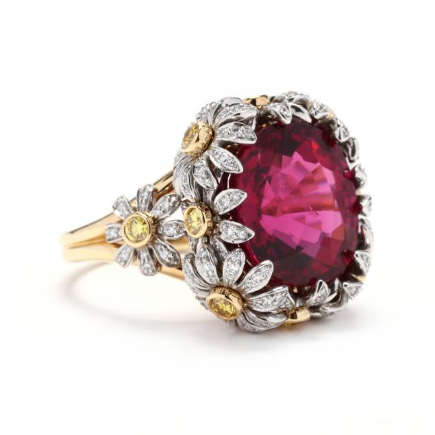 gold-platinum-and-rubellite-i-daisy-i-ring-schlumberger-for-tiffany-co