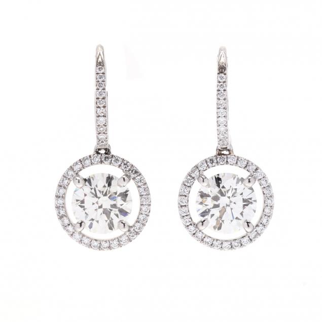 platinum-and-diamond-halo-drop-earrings-de-beers