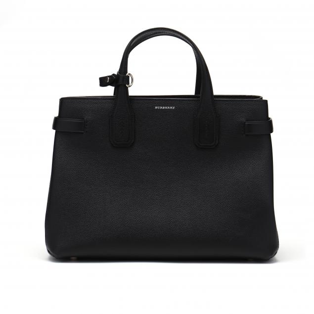 grained-italian-black-leather-convertible-tote-burberry