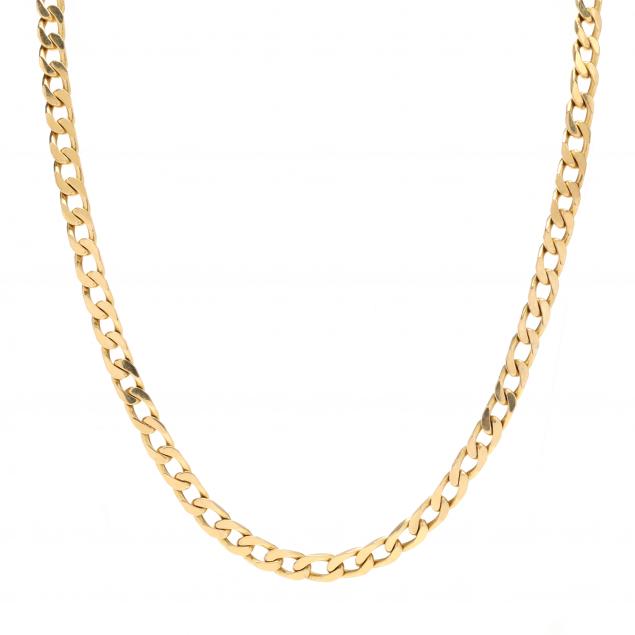 gold-curb-link-necklace