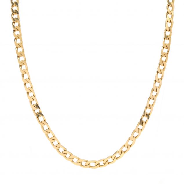 gold-curb-link-necklace