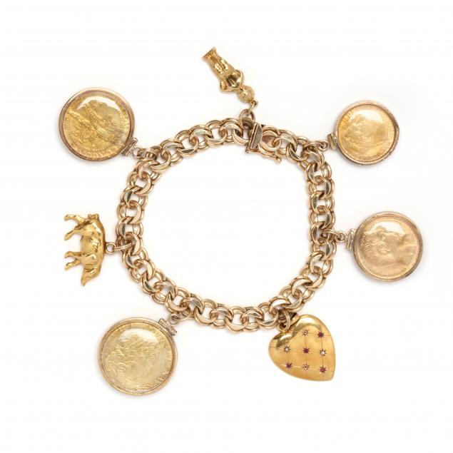 gold-bracelet-with-charms-and-coins