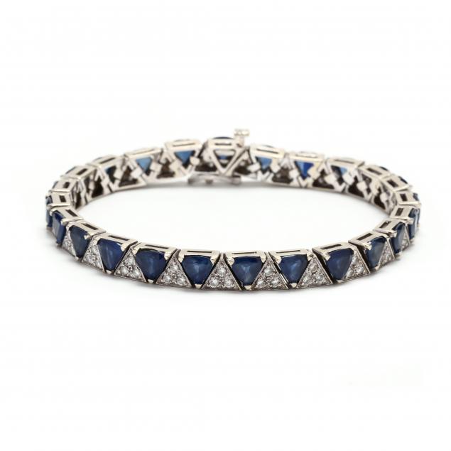 white-gold-and-gem-set-bracelet