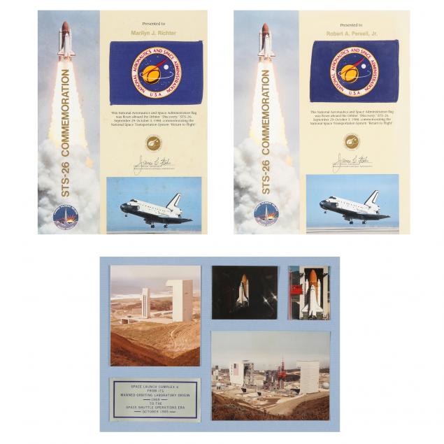 three-nasa-commemorative-displays-and-a-related-art-print-portfolio