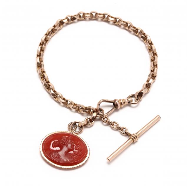 gold-plated-and-carnelian-watch-fob