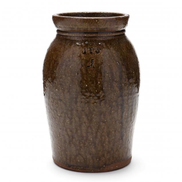 half-gallon-storage-jar-james-franklin-seagle-1829-1892-lincoln-county-nc