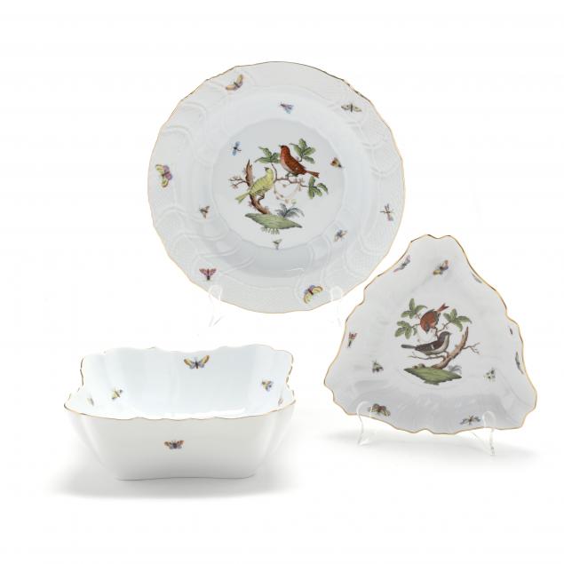 three-herend-porcelain-serving-pieces-i-rothschild-bird-i