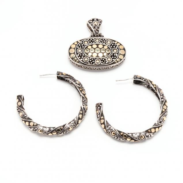 gold-and-silver-i-dot-i-pendant-and-earrings-john-hardy