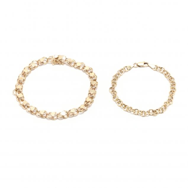 two-gold-bracelets