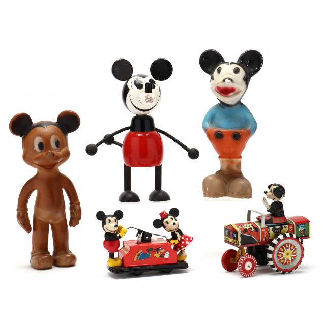 a-mickey-mouse-selection-of-five-toys