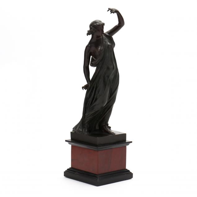 antique-bronze-model-of-a-greek-goddess