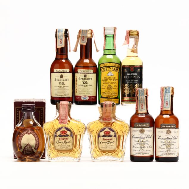 miniature-canadian-scotch-whisky-bottle-collection