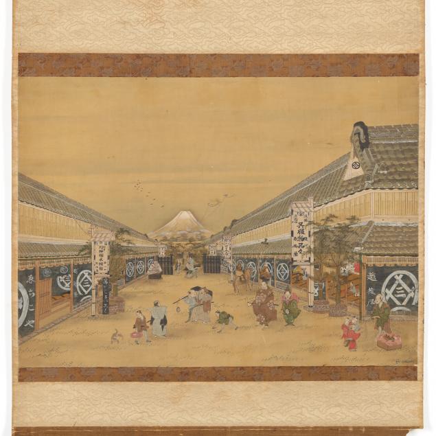 a-japanese-hanging-scroll-painting-of-surugu-cho