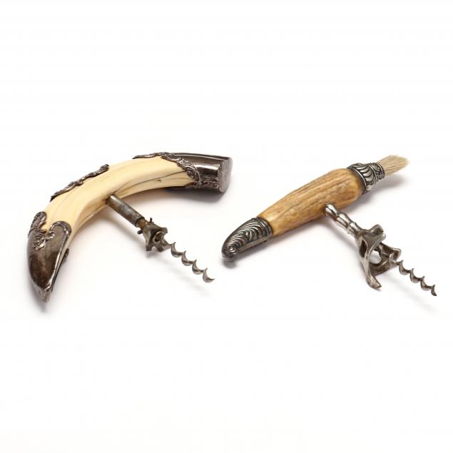 two-substantial-antique-corkscrews