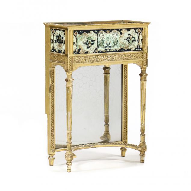 antique-italianate-carved-gilt-and-tiled-planter