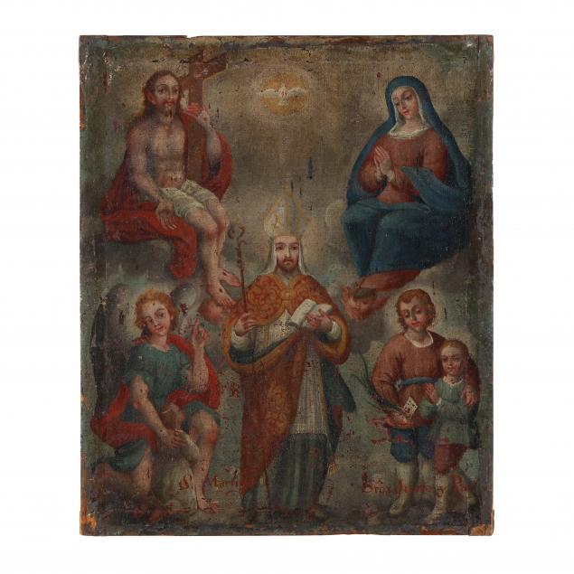 a-spanish-colonial-school-painting-of-saint-martin
