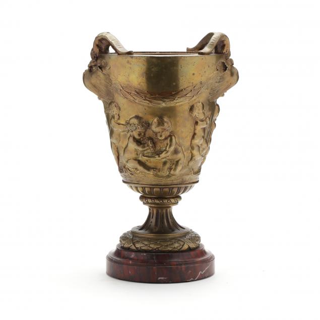 antique-bacchanalian-brass-and-marble-urn
