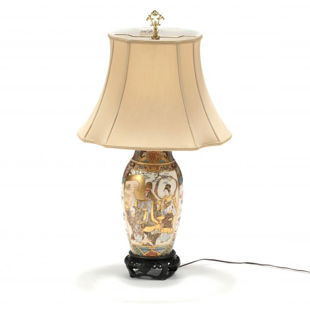 a-japanese-satsuma-vase-table-lamp