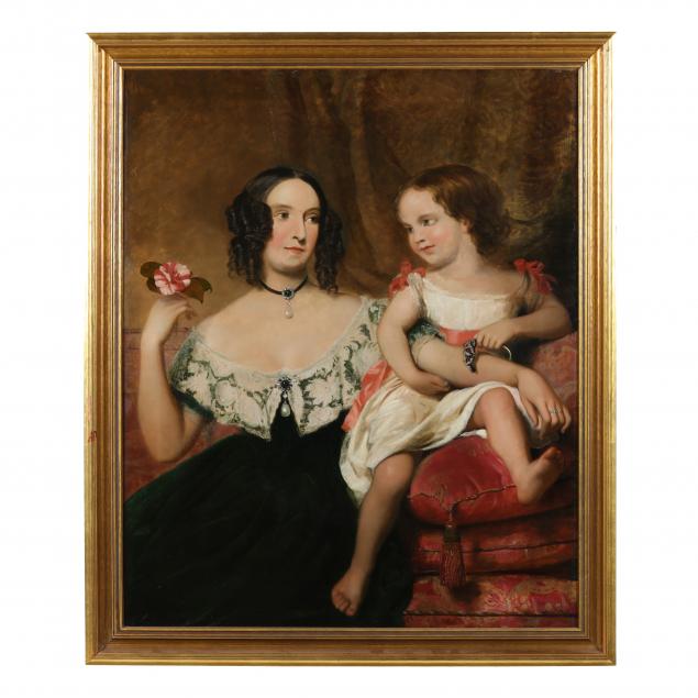 joseph-severn-english-1793-1879-portrait-of-lady-eglinton-and-son