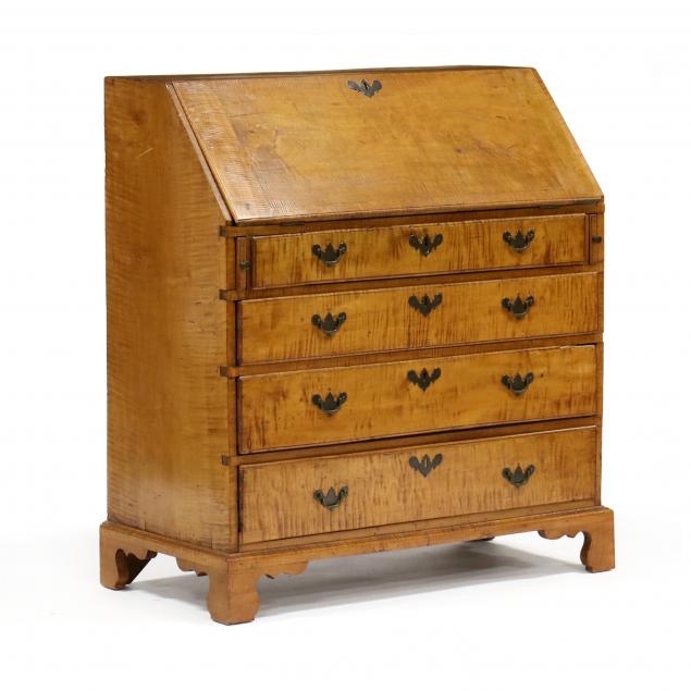 southern-chippendale-tiger-maple-slant-front-desk