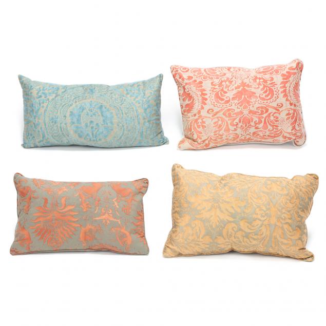 four-fortuny-covered-throw-pillows