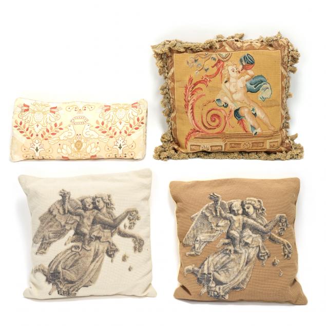 four-embroidered-throw-pillows